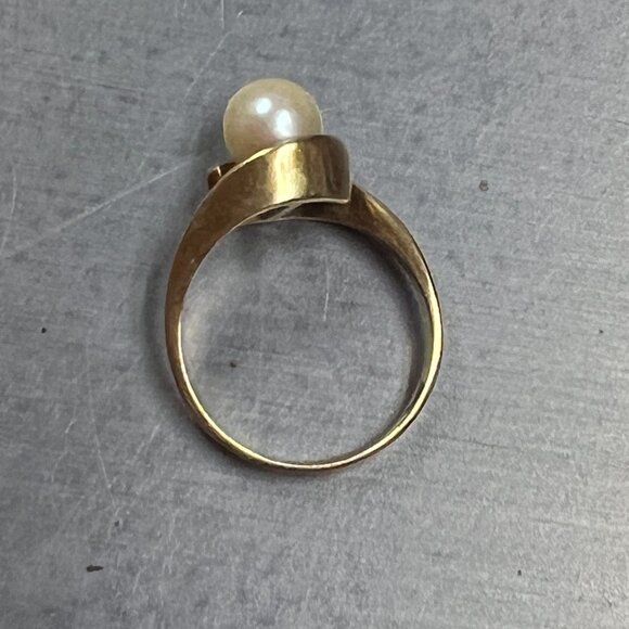 Pearl Ring 18 K Gold - Picture 7 of 7